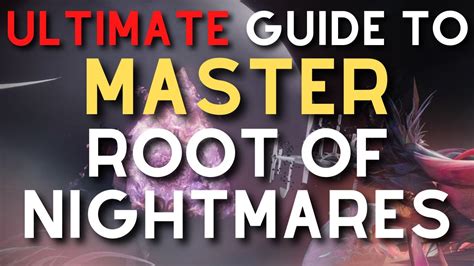 root of nightmares master mode|Destiny 2: Master Root Of Nightmares Challenge。